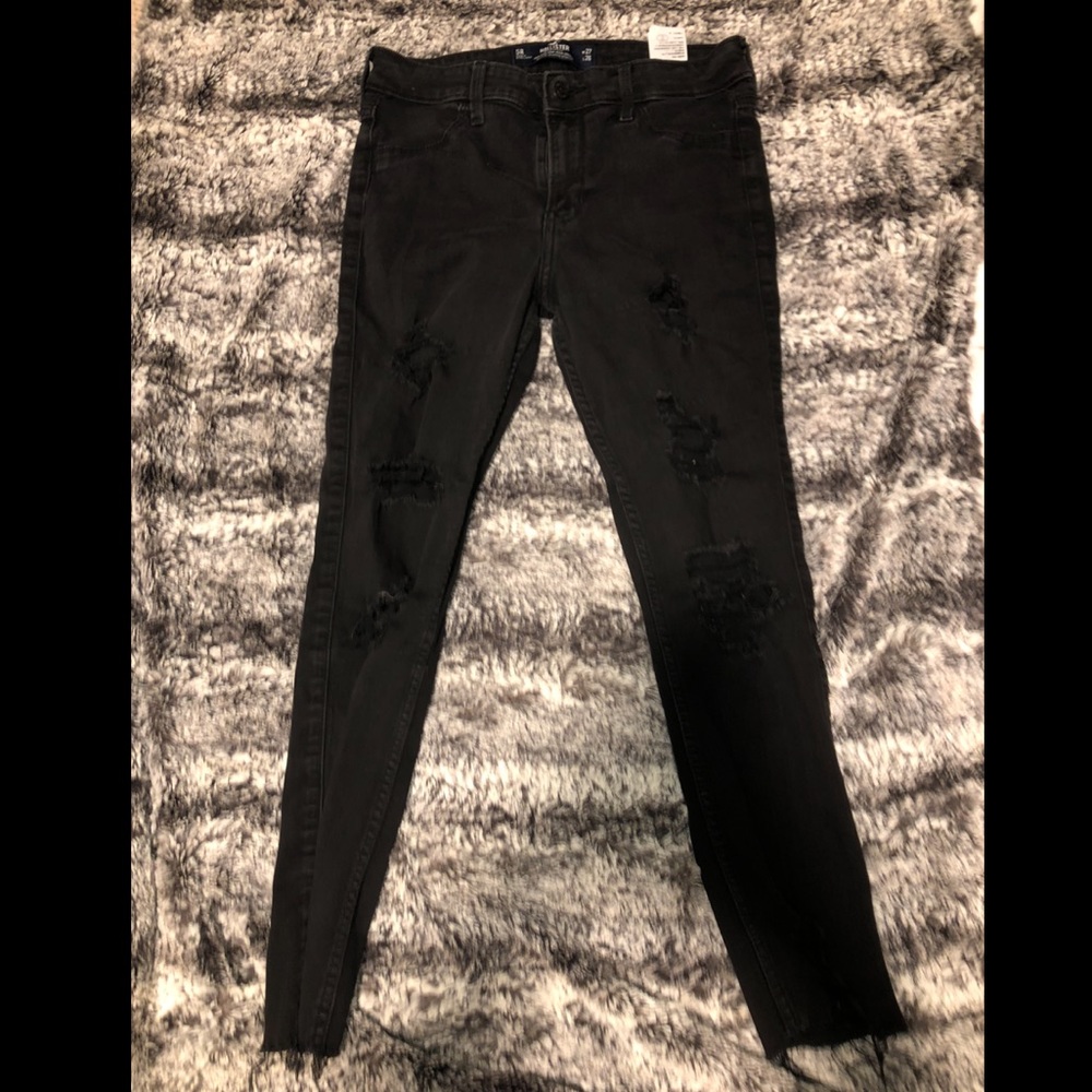 high waisted crop jean legging